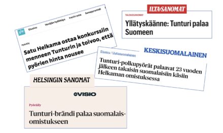 Hankolaisten ylpeys Helkama kantaa hedelmää: Näin media reagoi Tunturin ostoon!